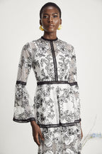 Marcella şeffaf maksi elbise