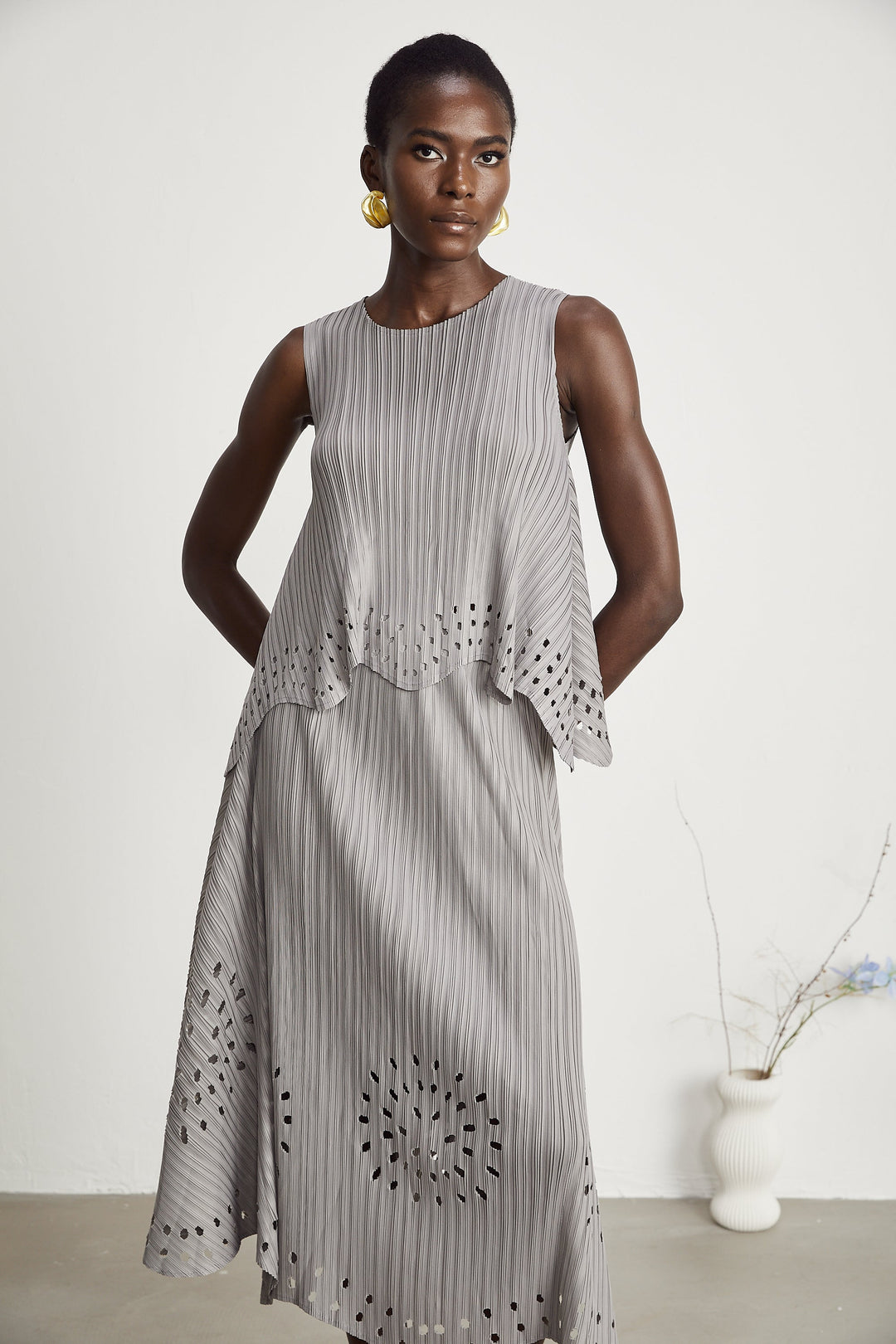 Geneviève top ve etek takım