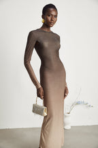 Capucine kristal maksi elbise