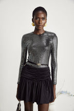 Capucine bodysuit mini elbise