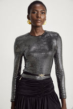 Capucine bodysuit mini elbise