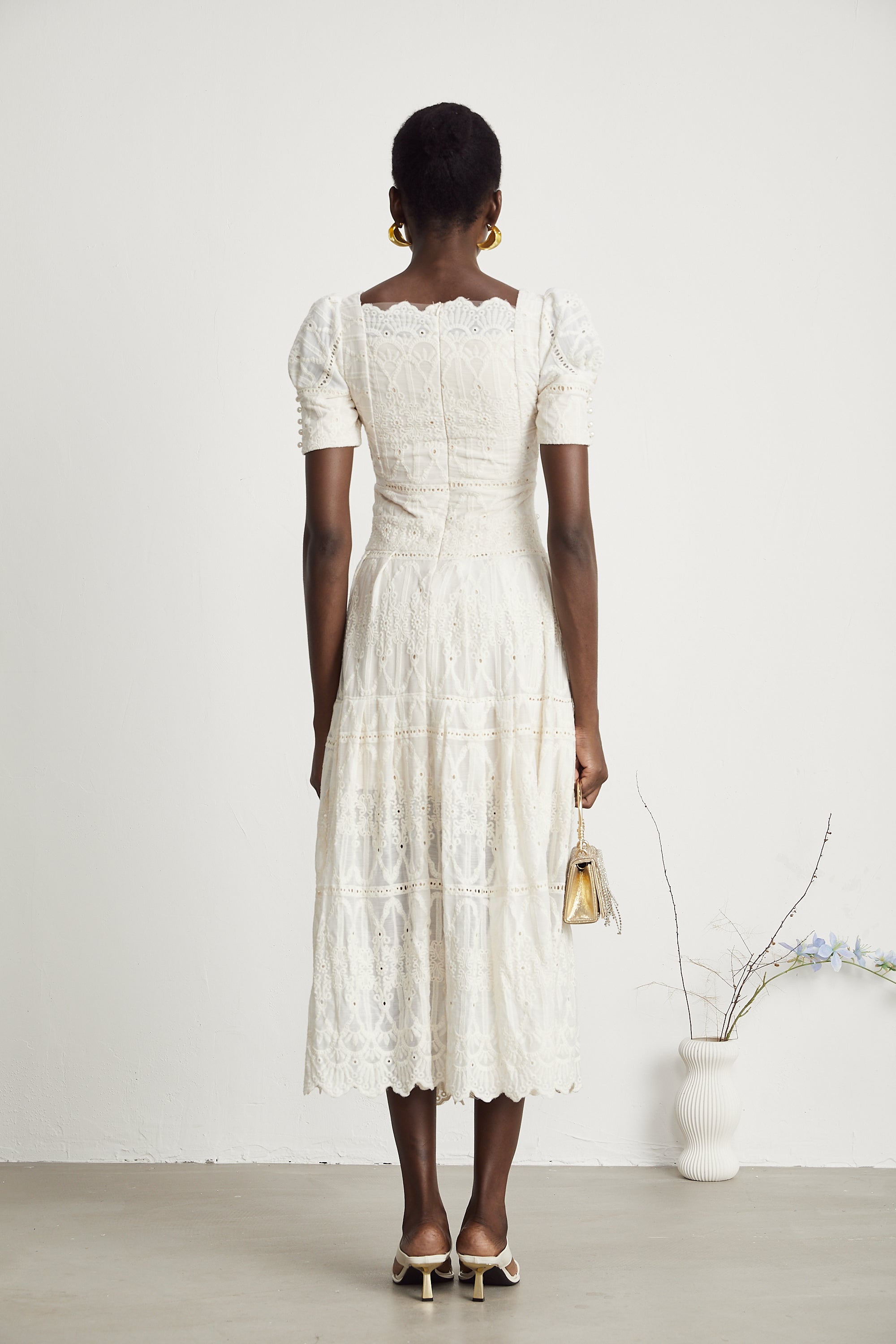 Anaïs midi elbise