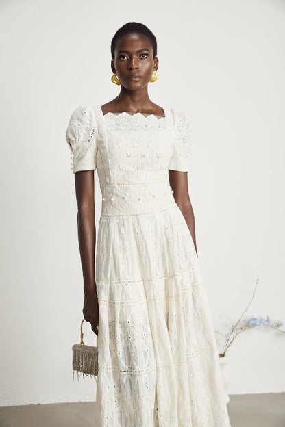 Anaïs midi elbise