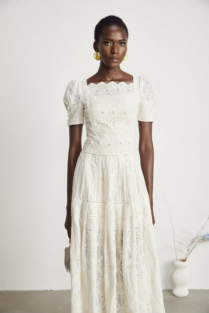 Anaïs midi elbise