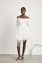 Marie tül mini elbise