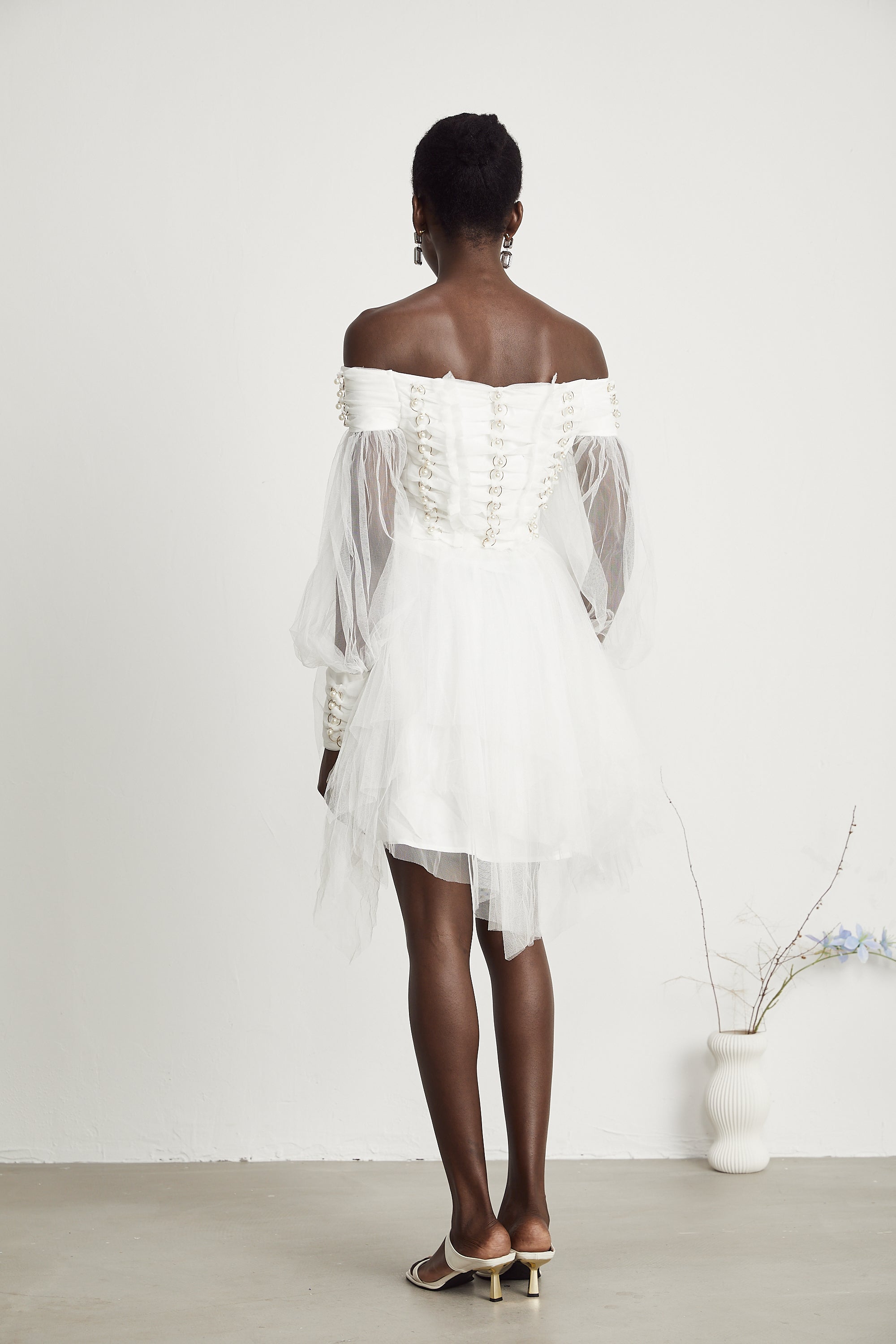 Marie tül mini elbise