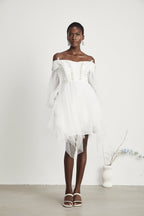 Marie tül mini elbise