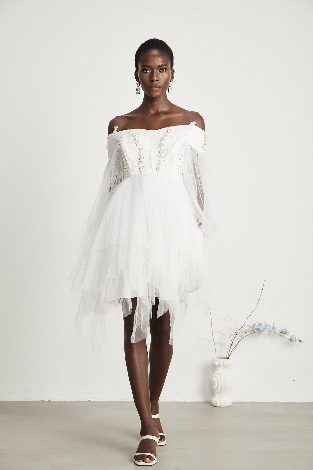 Marie tül mini elbise