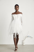 Marie tül mini elbise