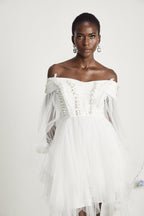 Marie tül mini elbise