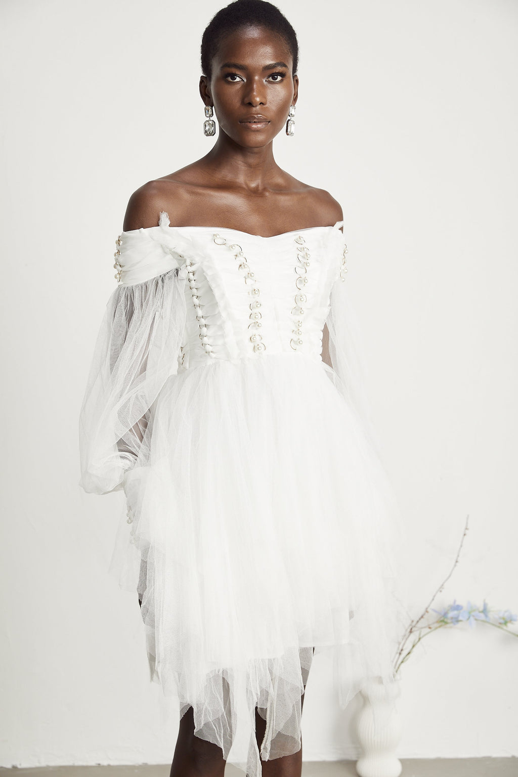 Marie tül mini elbise