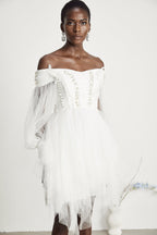 Marie tül mini elbise