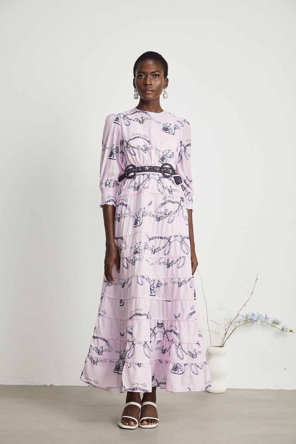 Vittoria midi elbise