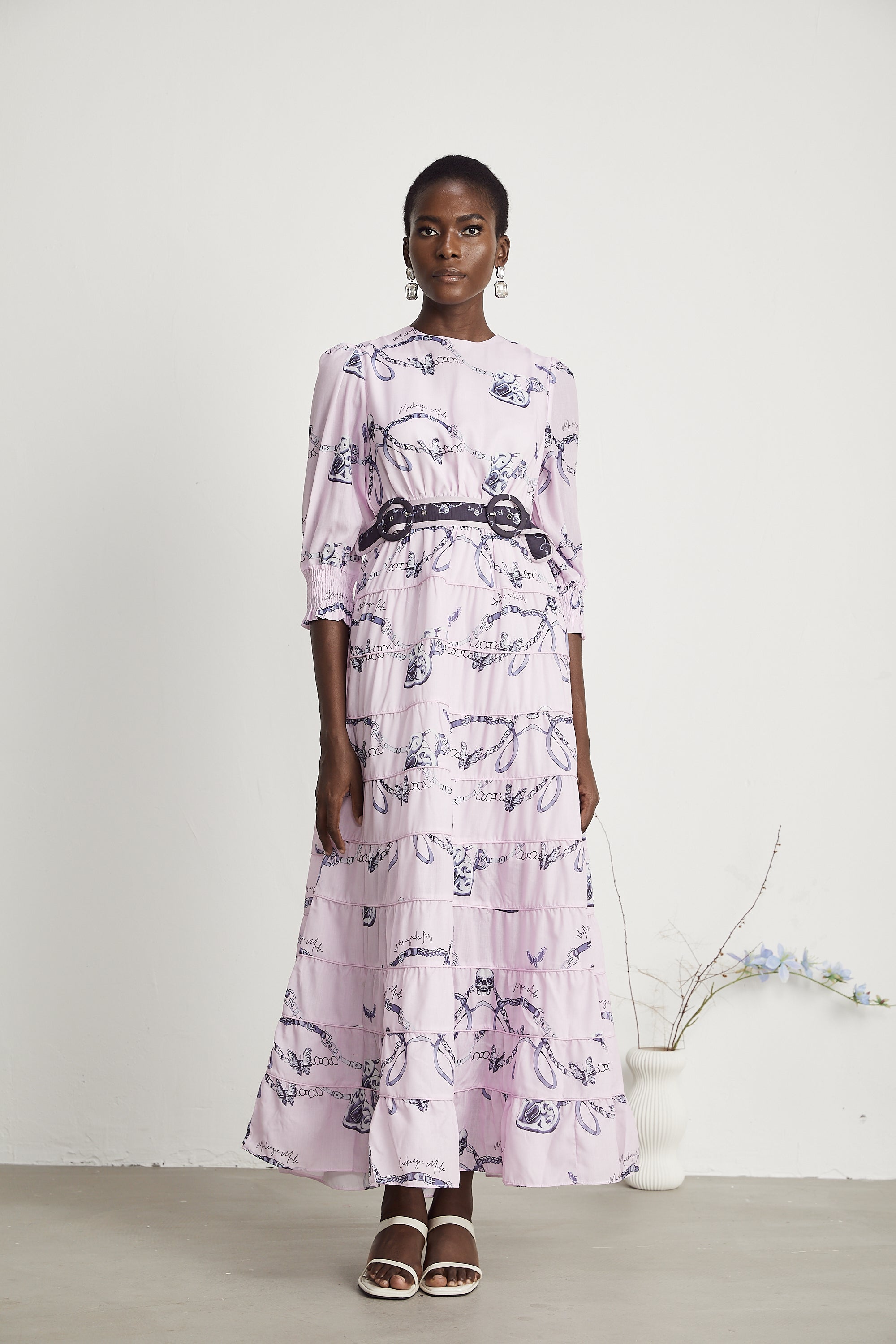 Vittoria midi elbise