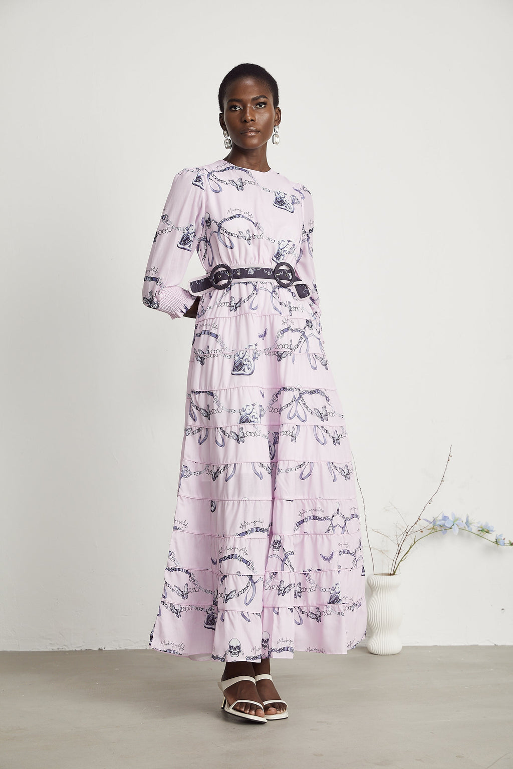 Vittoria midi elbise