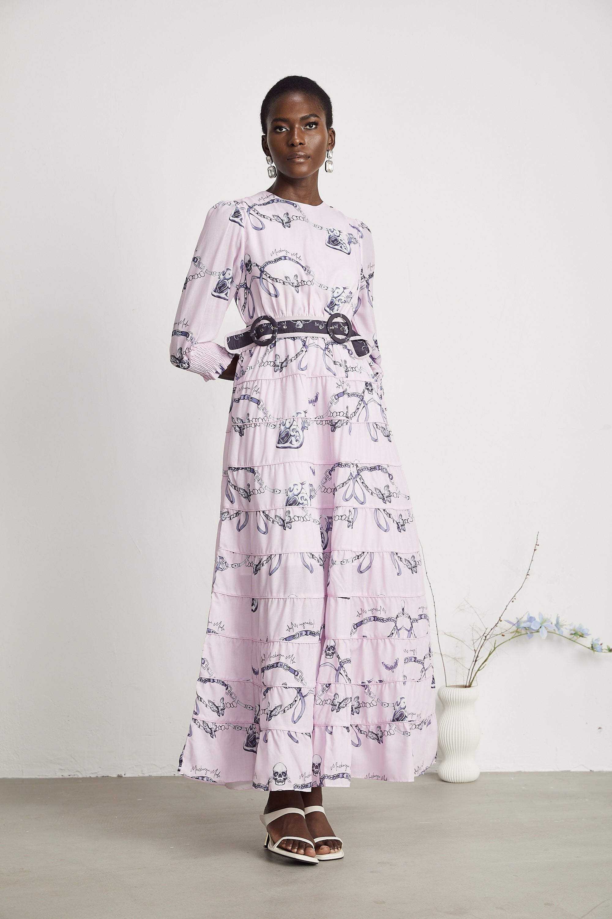 Vittoria midi elbise