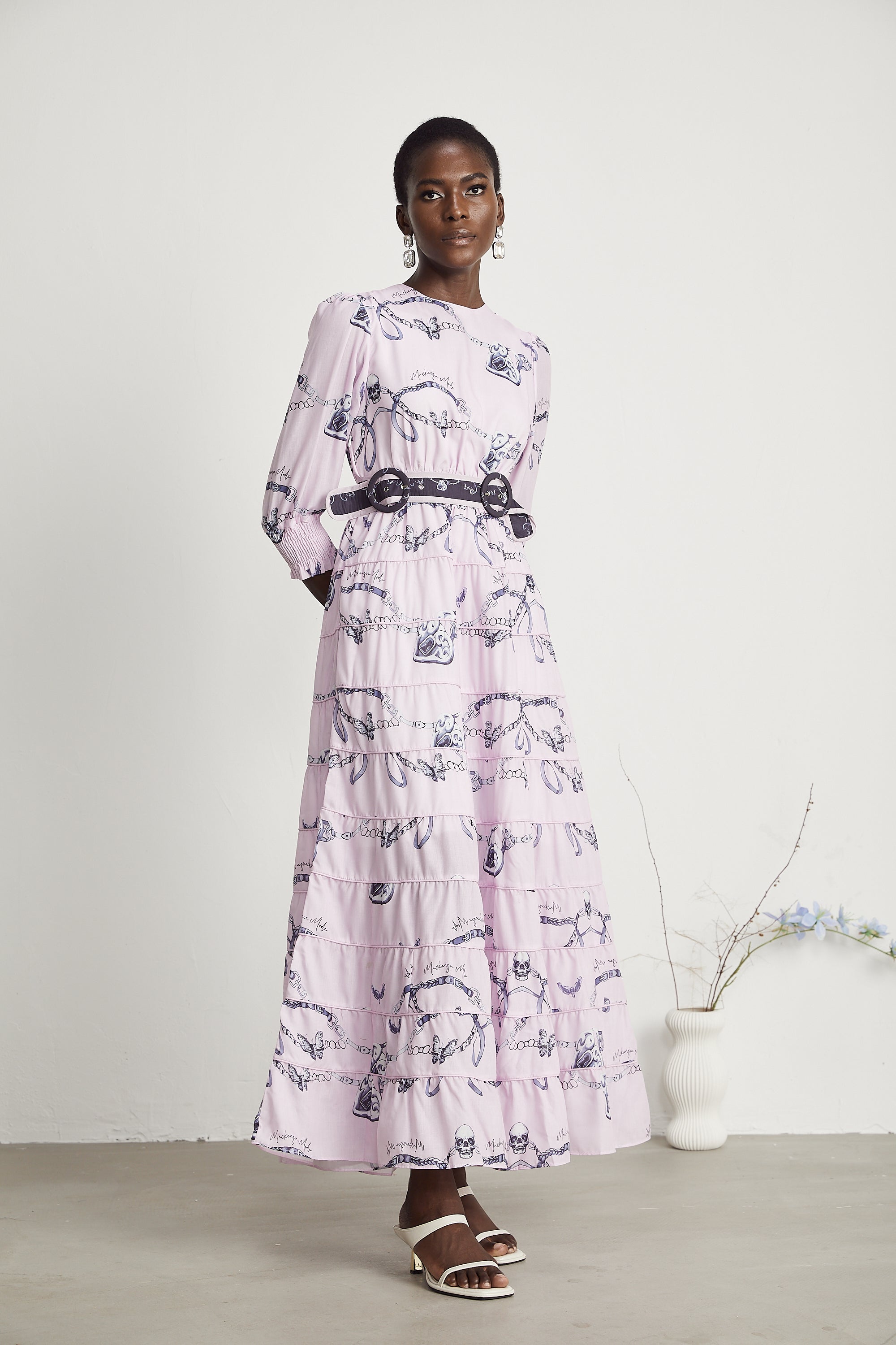 Vittoria midi elbise