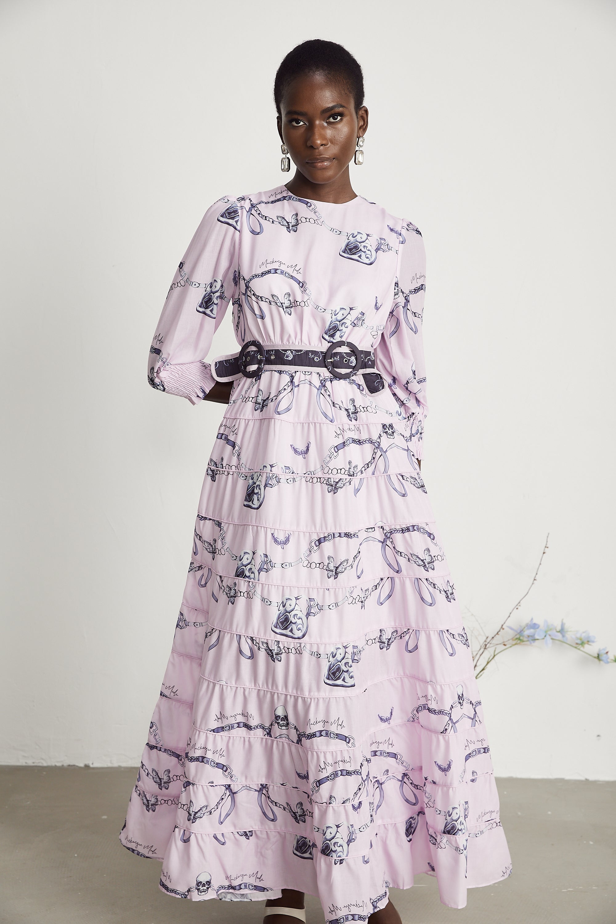 Vittoria midi elbise