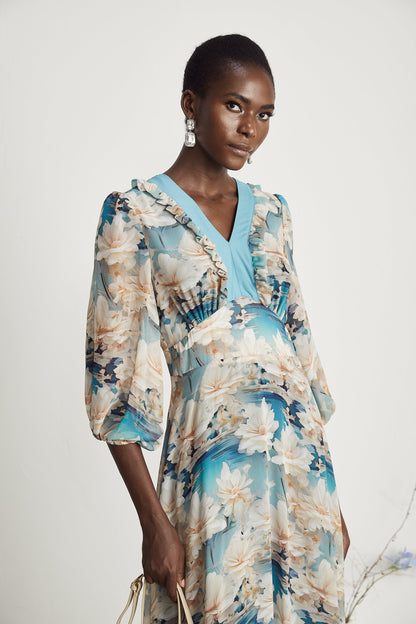 Rosalee midi elbise