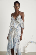 İpek Fırfır Elbise