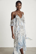 İpek Fırfır Elbise