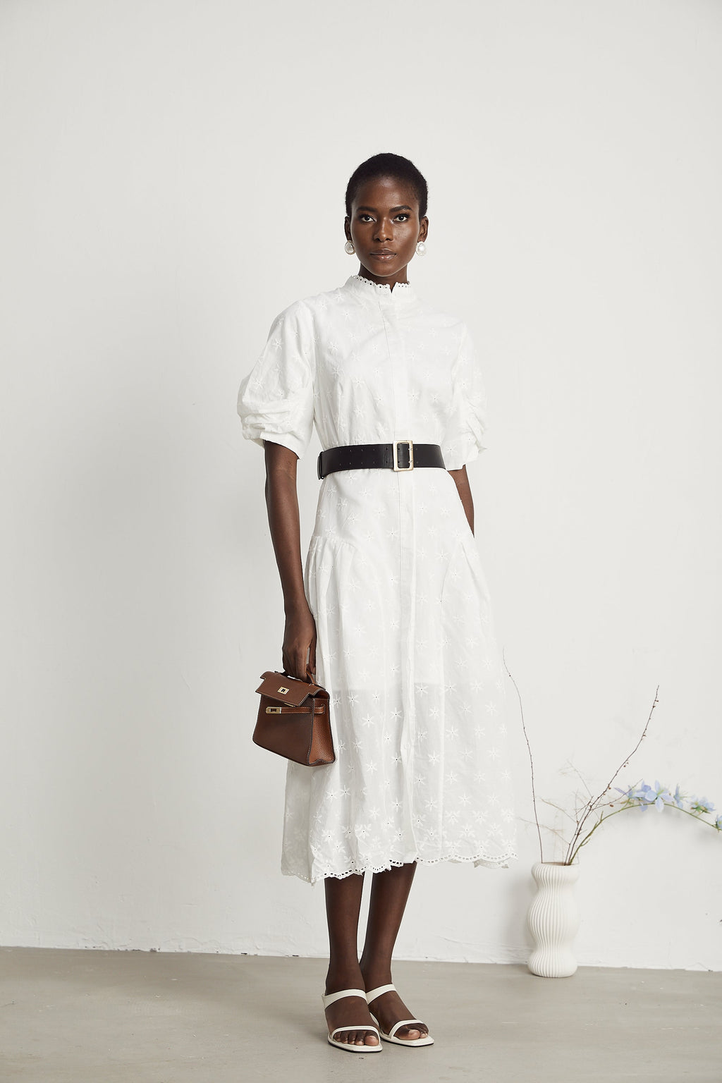 Cordelia büstiyer midi elbise