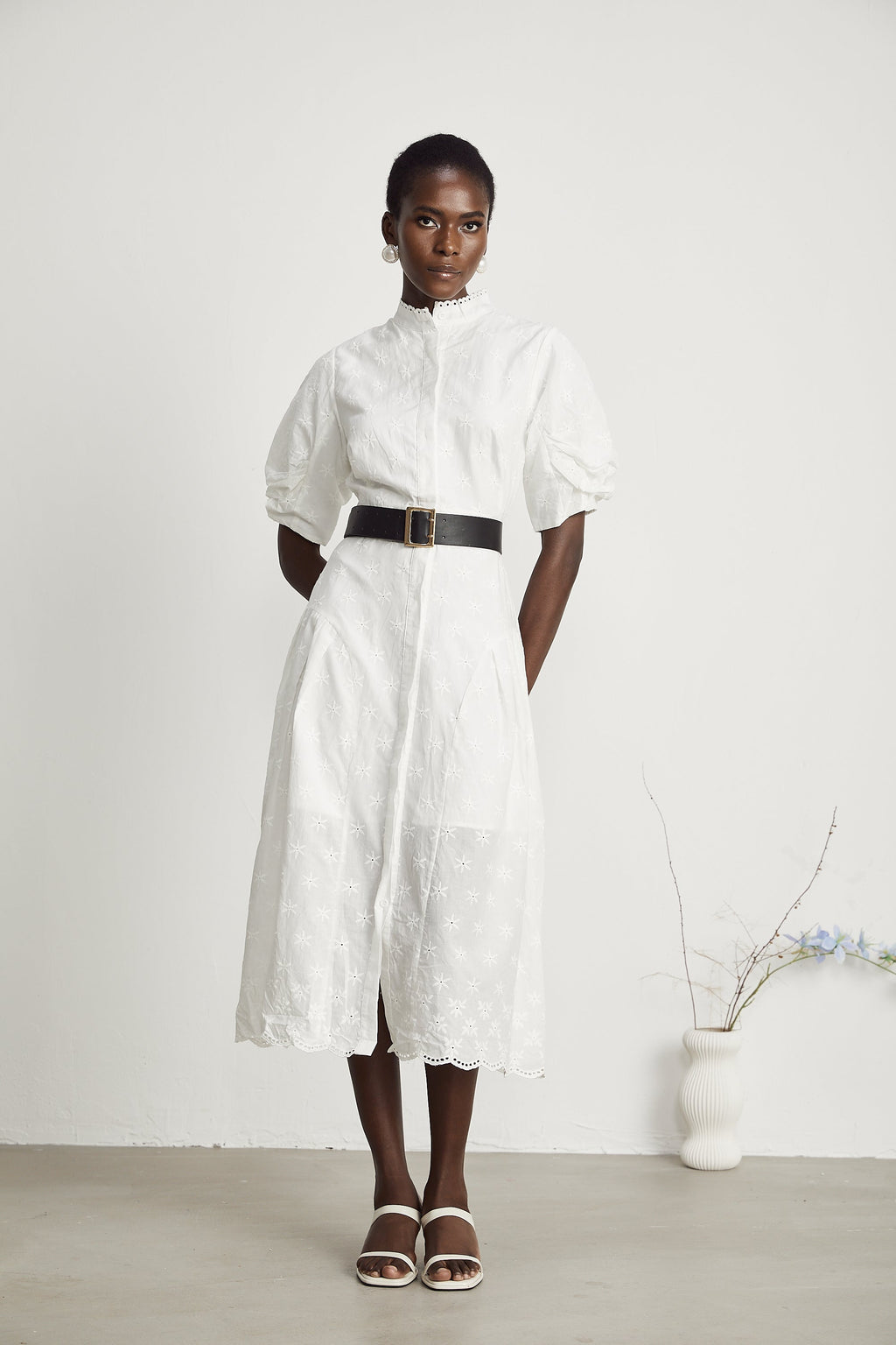 Cordelia büstiyer midi elbise