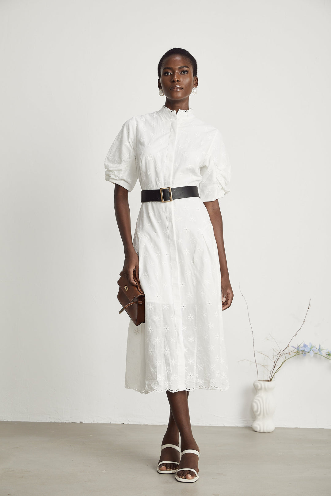 Cordelia büstiyer midi elbise