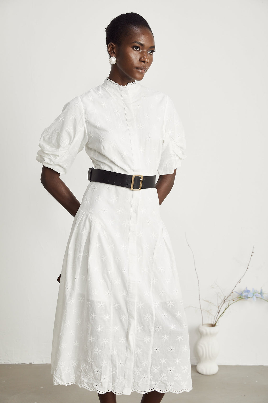 Cordelia büstiyer midi elbise