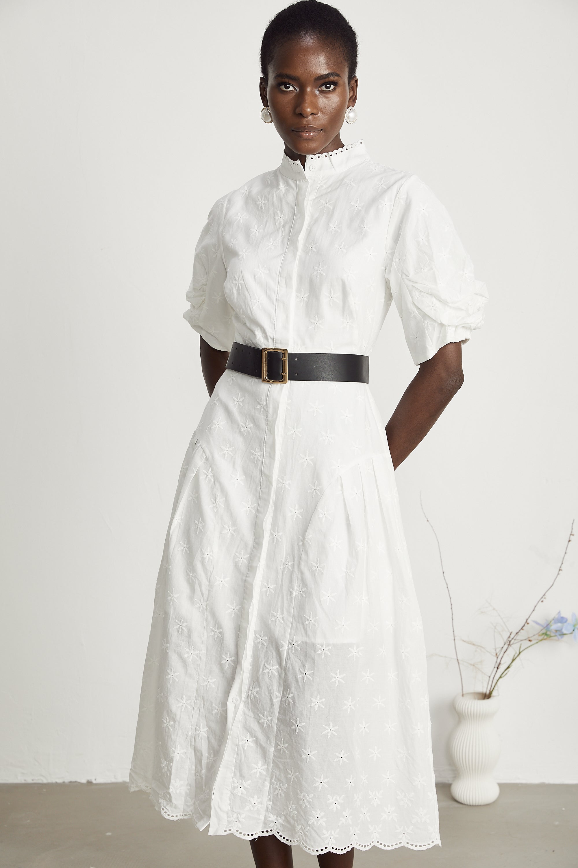 Cordelia büstiyer midi elbise