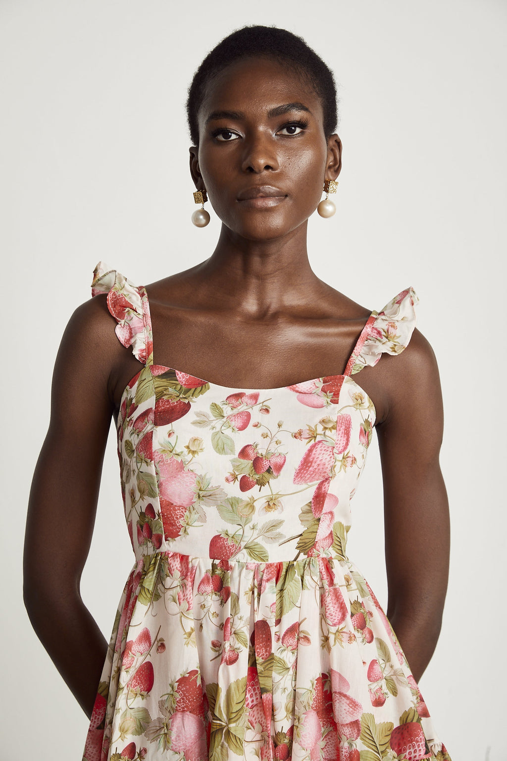 Vivien asimetrik midi elbise