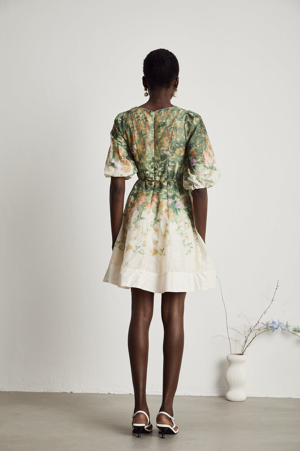 Marie kuşak mini elbise