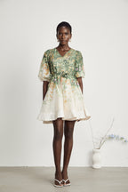 Marie kuşak mini elbise