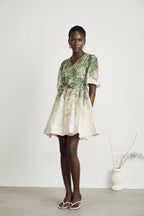 Marie kuşak mini elbise