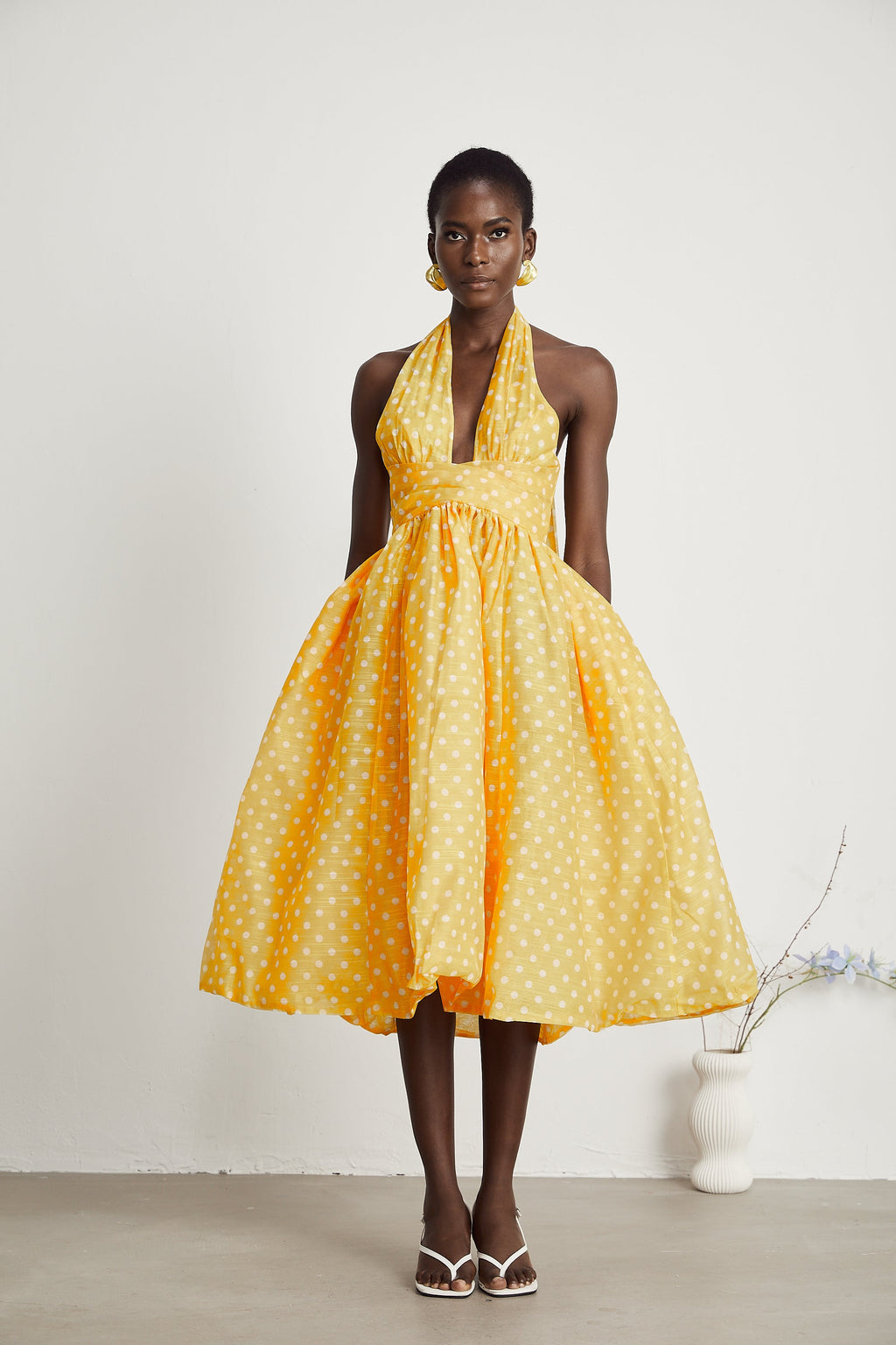 Juliette puantiye midi elbise