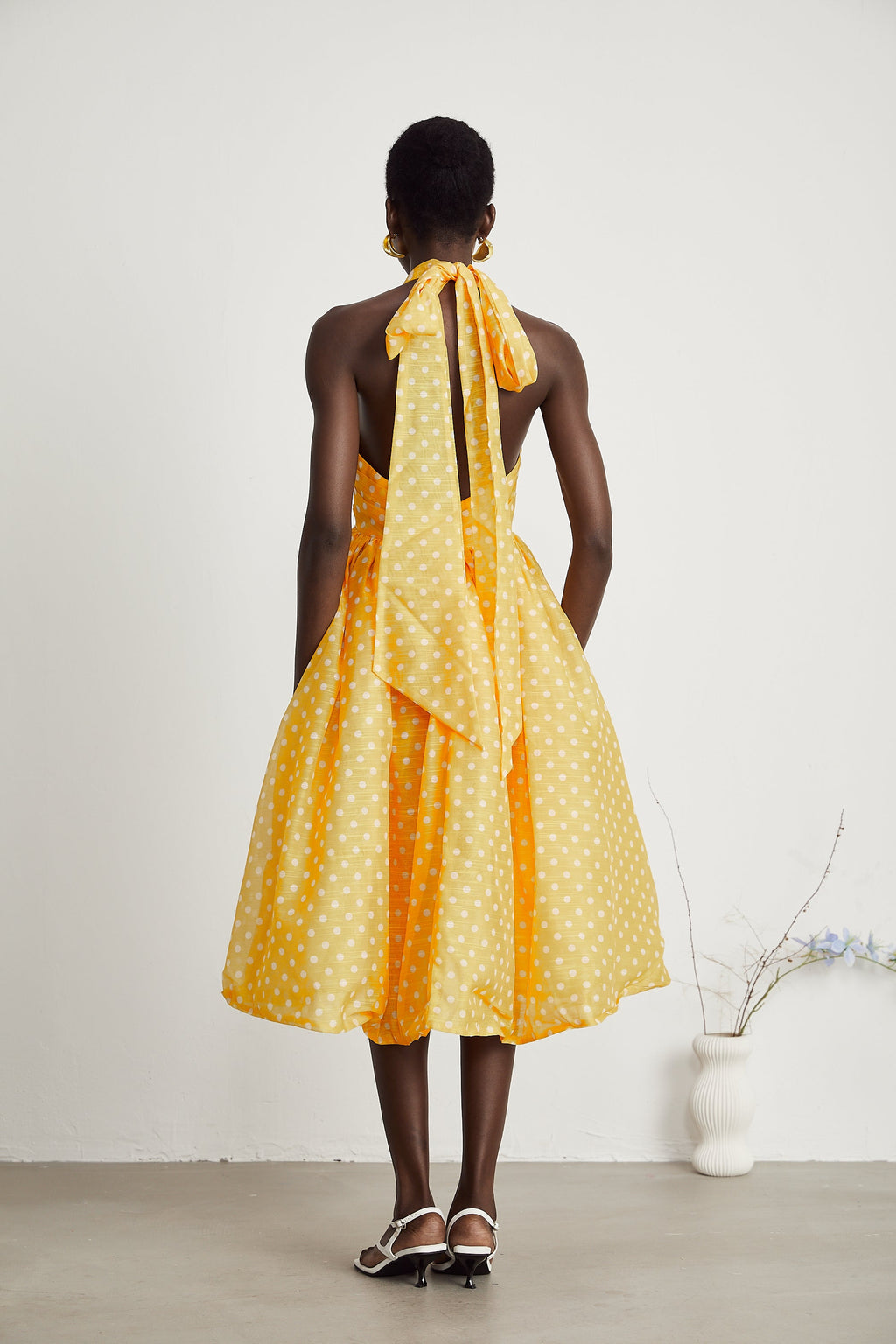 Juliette puantiye midi elbise