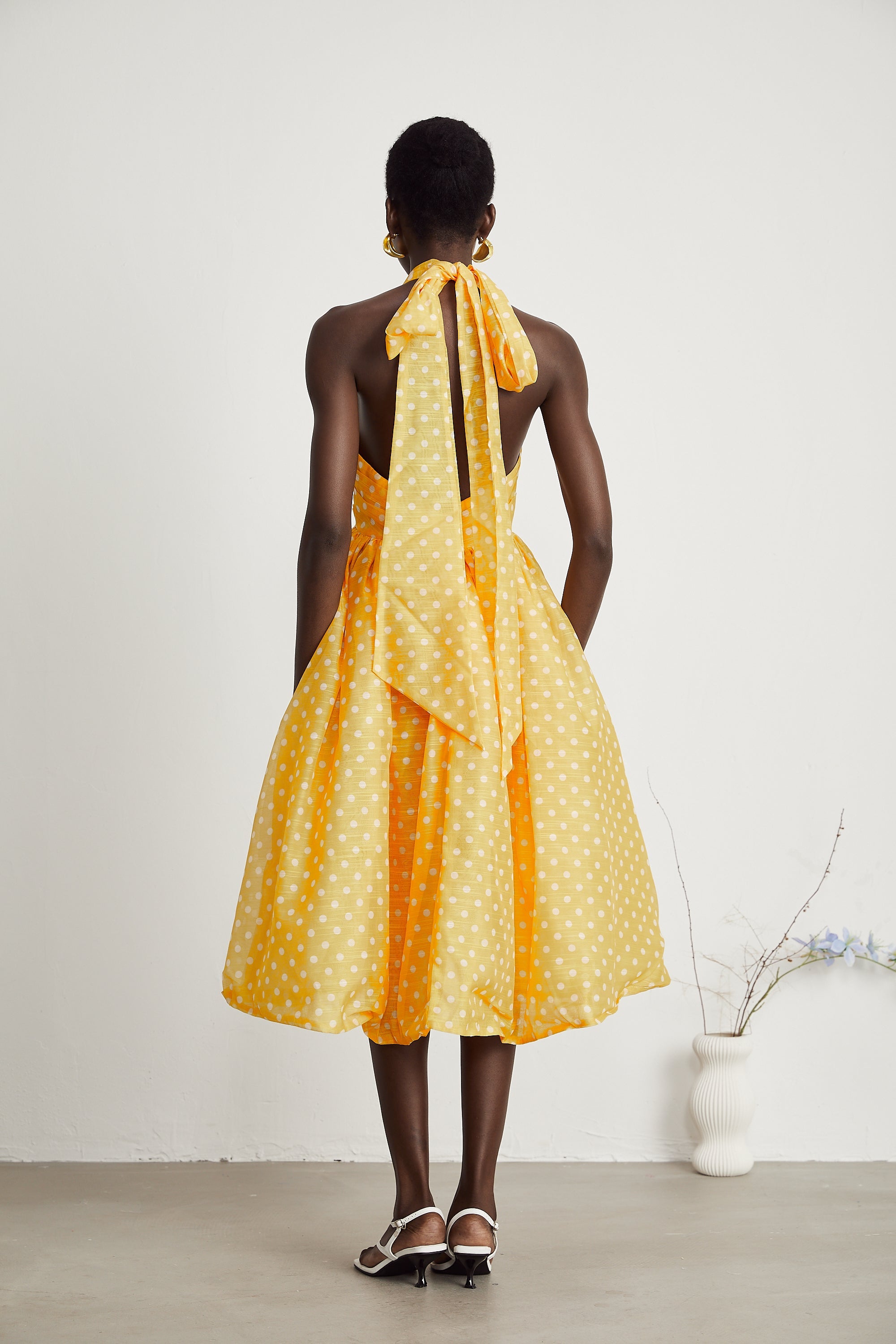 Juliette puantiye midi elbise