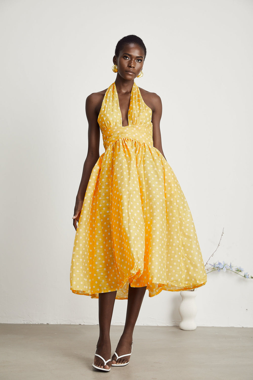 Juliette puantiye midi elbise