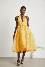 Juliette puantiye midi elbise