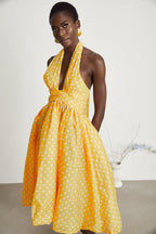 Juliette puantiye midi elbise