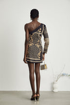 Ysabella inci mini elbise