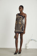 Ysabella inci mini elbise