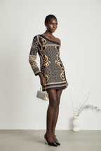 Ysabella inci mini elbise