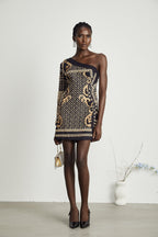 Ysabella inci mini elbise