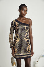 Ysabella inci mini elbise