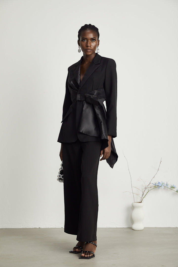 Kapuçin papyon blazer ceket