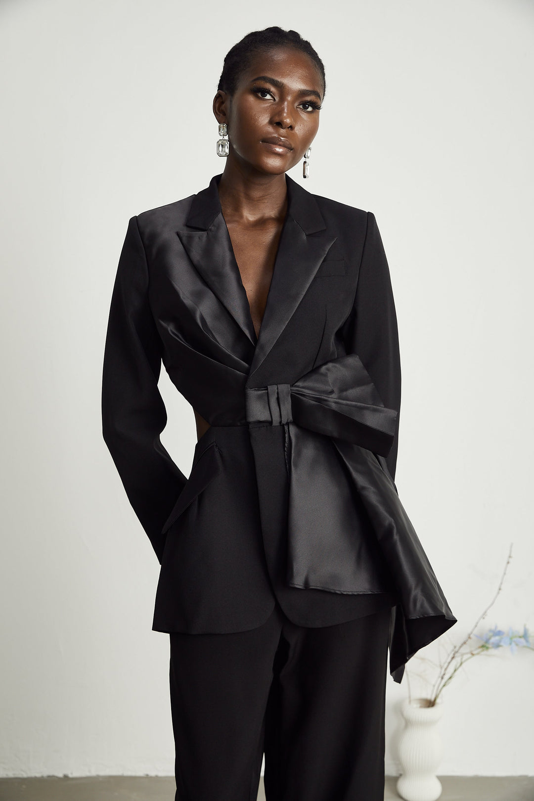 Kapuçin papyon blazer ceket