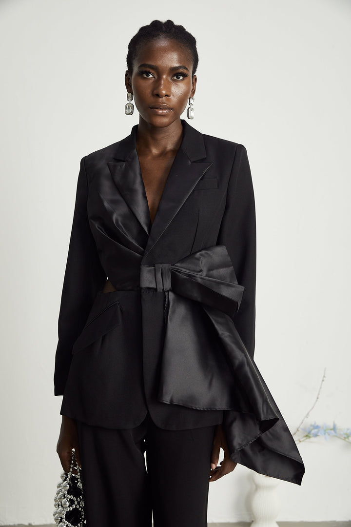 Kapuçin papyon blazer ceket