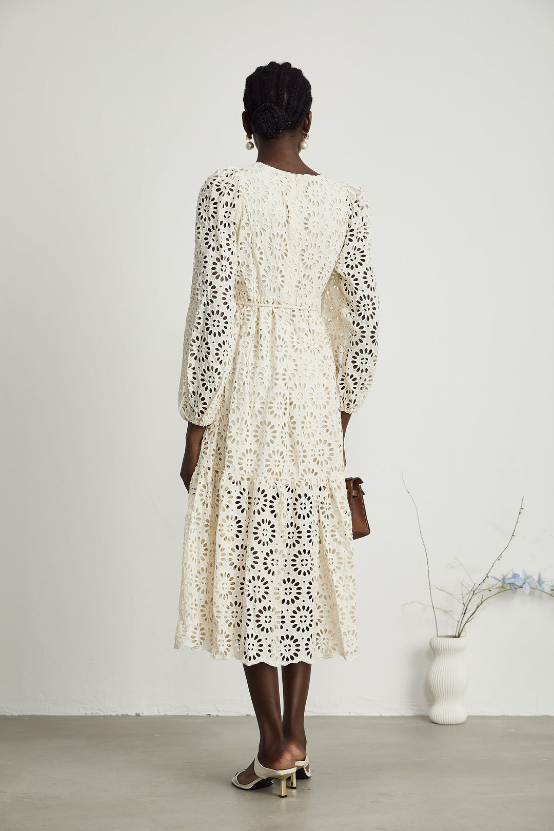 Eden midi elbise