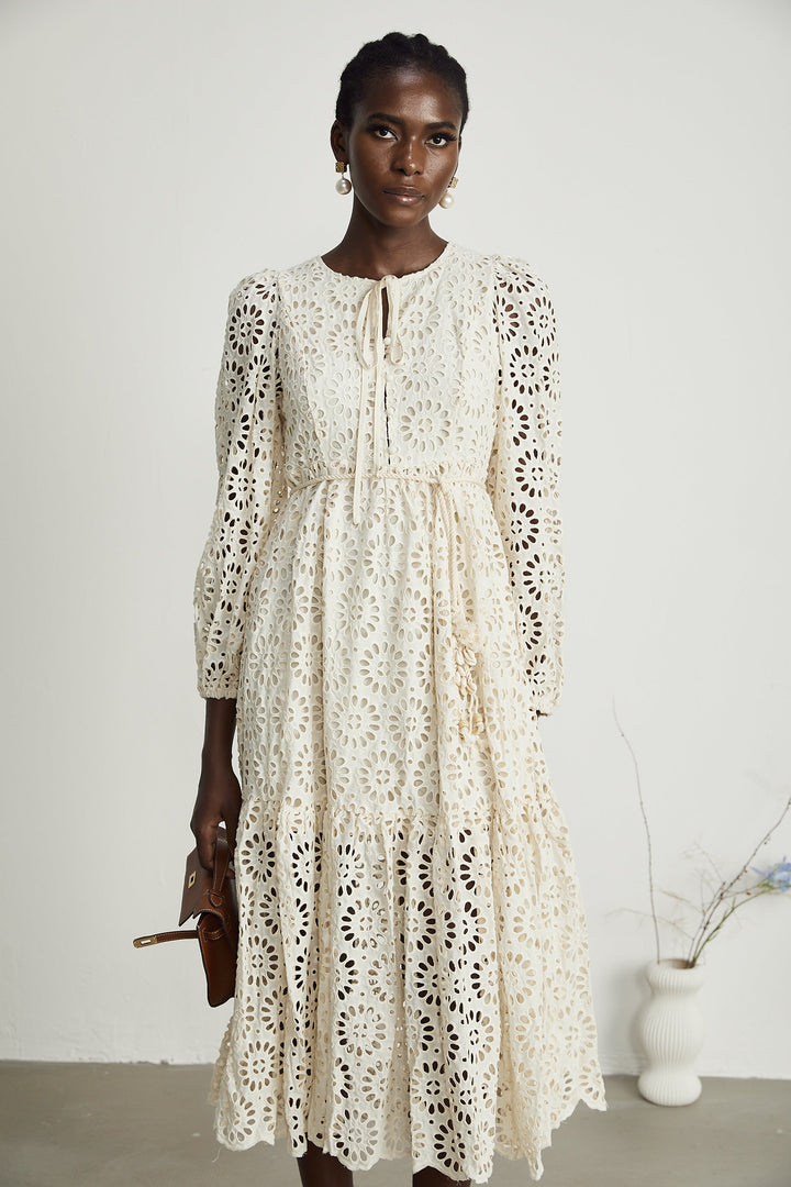 Eden midi elbise